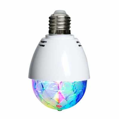 Discolampa med LED-belysning E27 3W