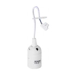 LAMP HOLDER WHITE SOCKET E27 WITH CABLE