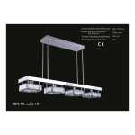 Decorative Crystal Ceiling Lamp with Remote Control C23-19