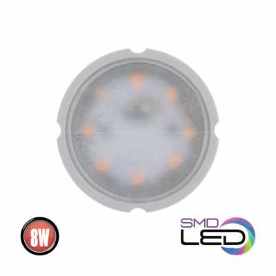 LED SPOTLIGHT 8W GU10 6400K 100-250V PLUS-8
