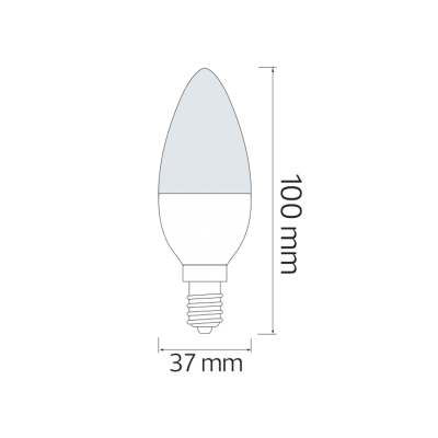 SMD LED LAMPA 4W E14 6400K ULTRA-4
