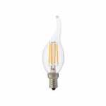 Kronljuslampa Filament LED 6W E14 FILAMENT FLAME-6