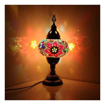 Turkiska Mosaik Handgjorda Österländsk Stil Bordslampa - Nr. 1